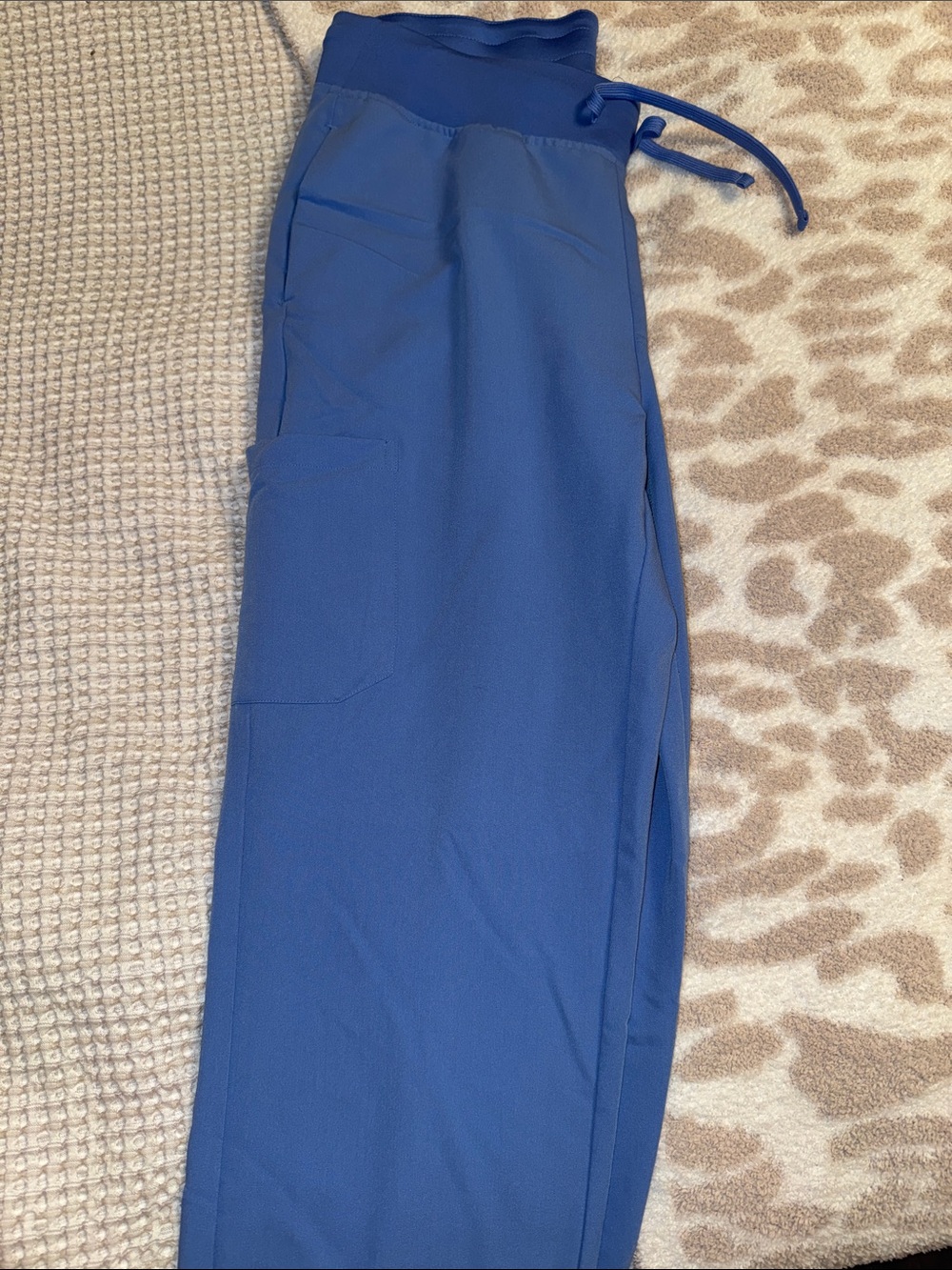 Women's Blue Drawstring Jogger Pants